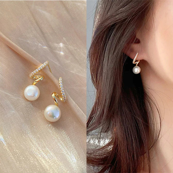 Zig Zag Gold - Earring